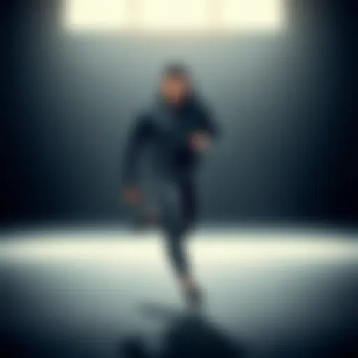 Dynamic athlete showcasing modern sport apparel