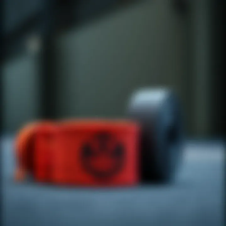 Maintenance tips for volleyball bands displayed alongside a band.