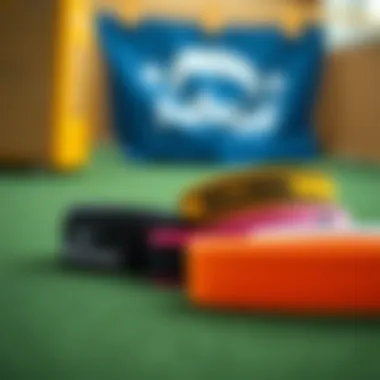 A variety of volleyball bands displayed, showcasing their differences.