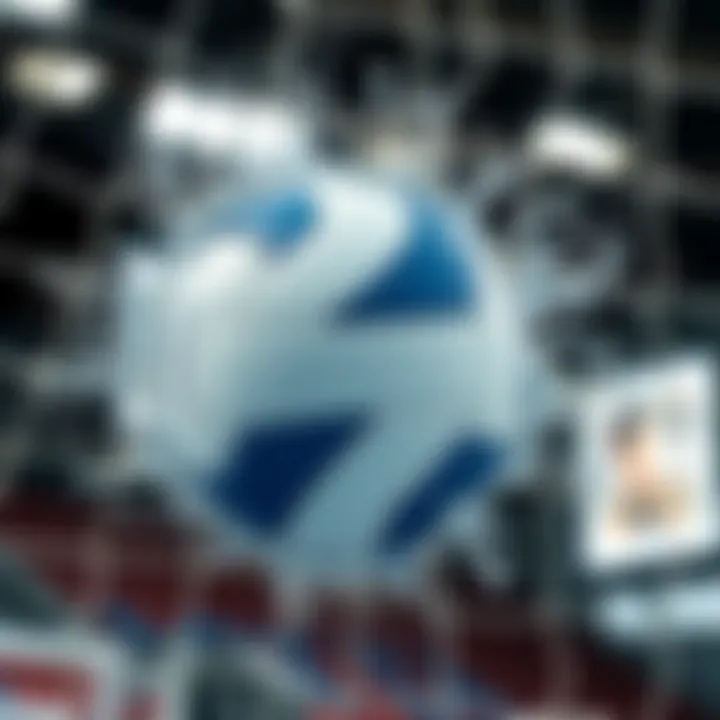 Voleybol topunun fileye çarpması