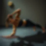 Demonstration of the side plank exercise