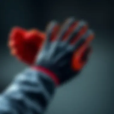 Comparison of sticky gloves in sports applications