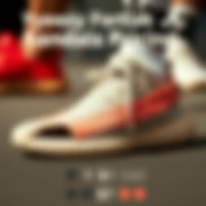 Pricing chart illustrating Yeezy sandal price range